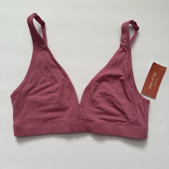 MWT State of Day Cotton Modal Bra Bralette Wireless Adjustable Modal 5 Colors - Picture 5 of 8